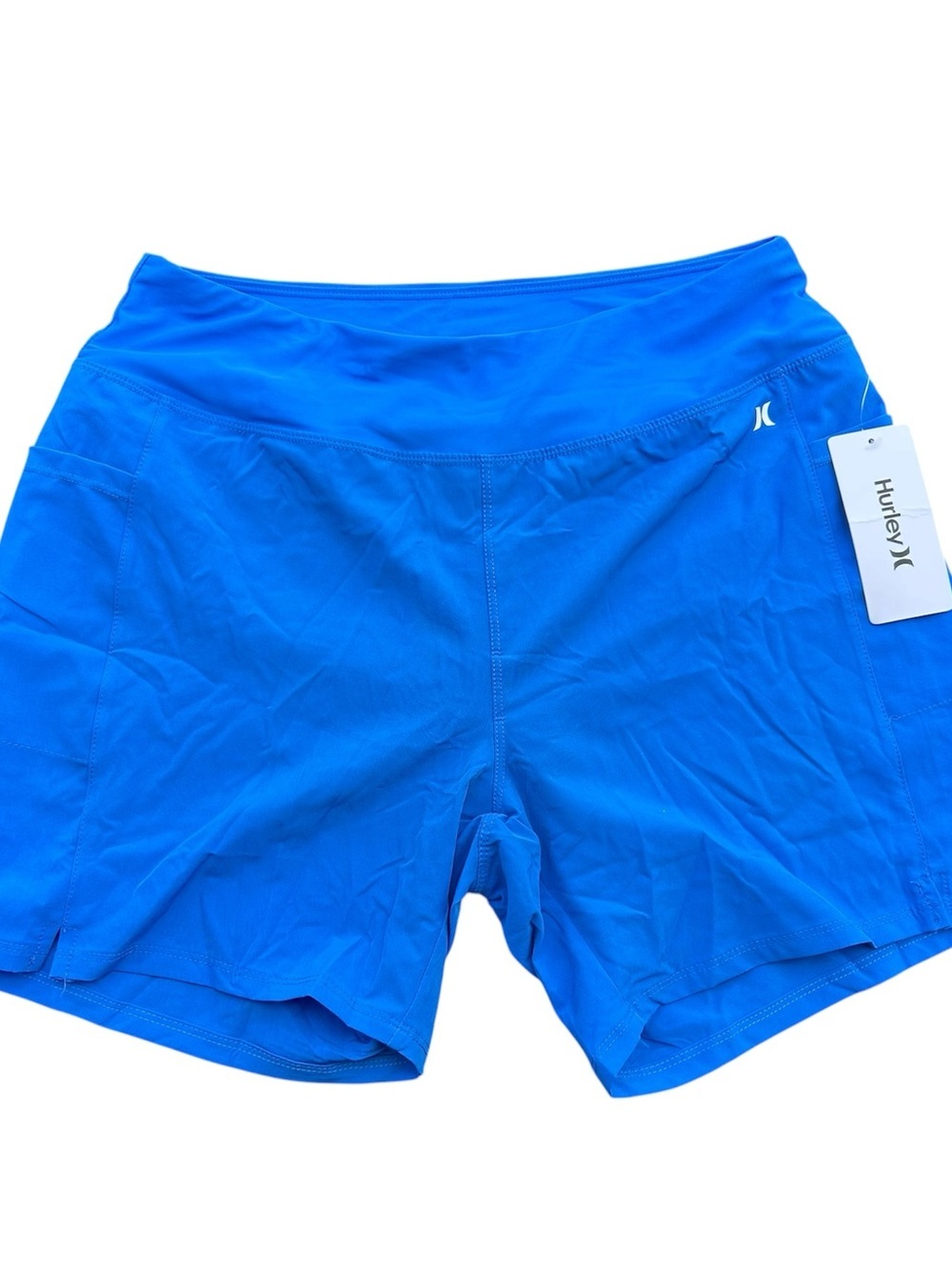 Hurley Women’s High‑Waisted Swim Shorts • Size S • NWT • 5" Inseam - Picture 4 of 8